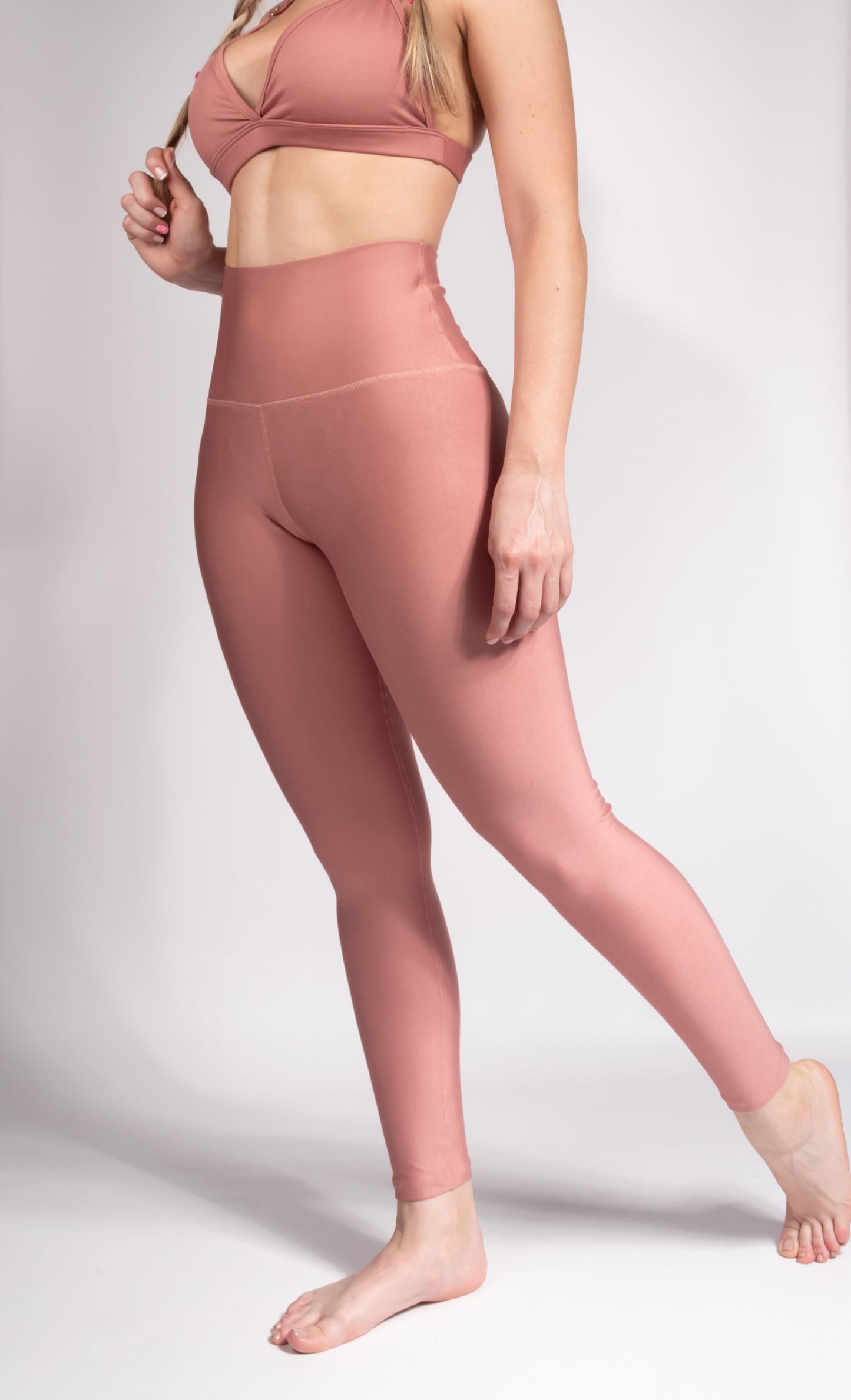 Matte Copper Rose Leggings