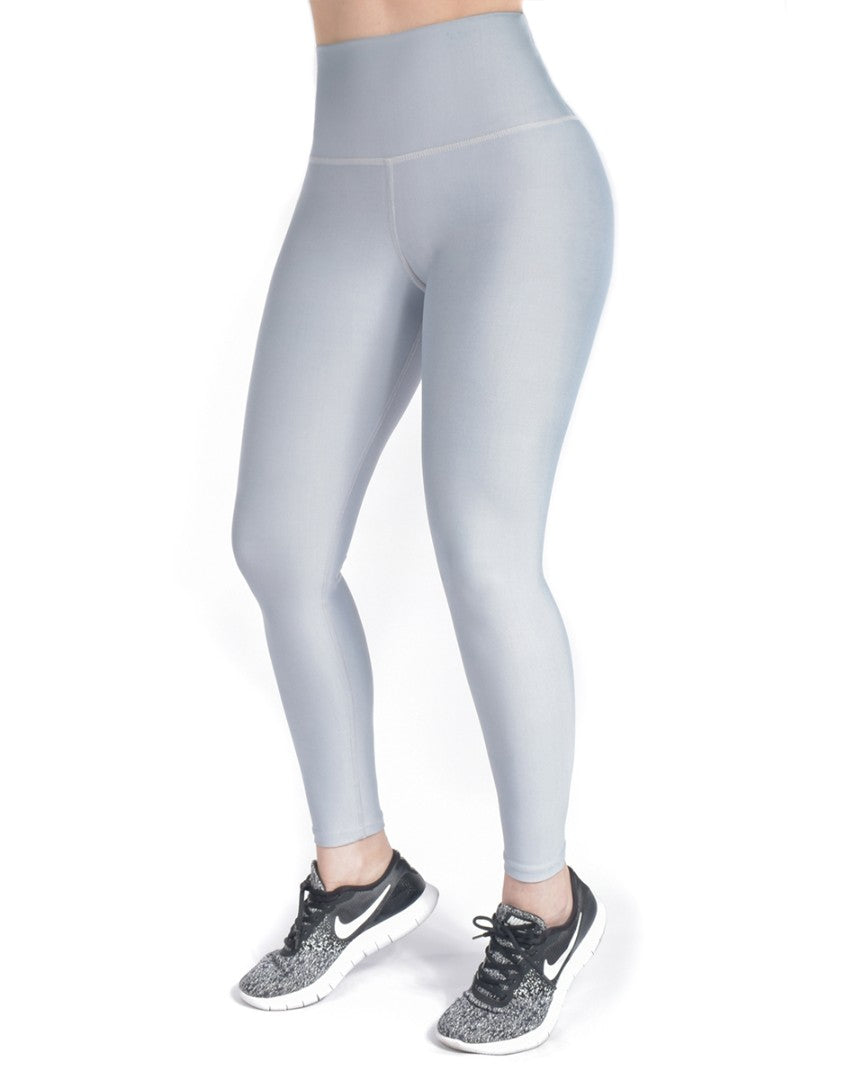 Matte Silver Leggings