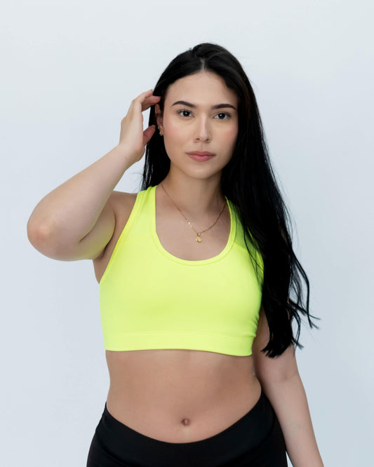 Top Mariam Matte Neon Yellow